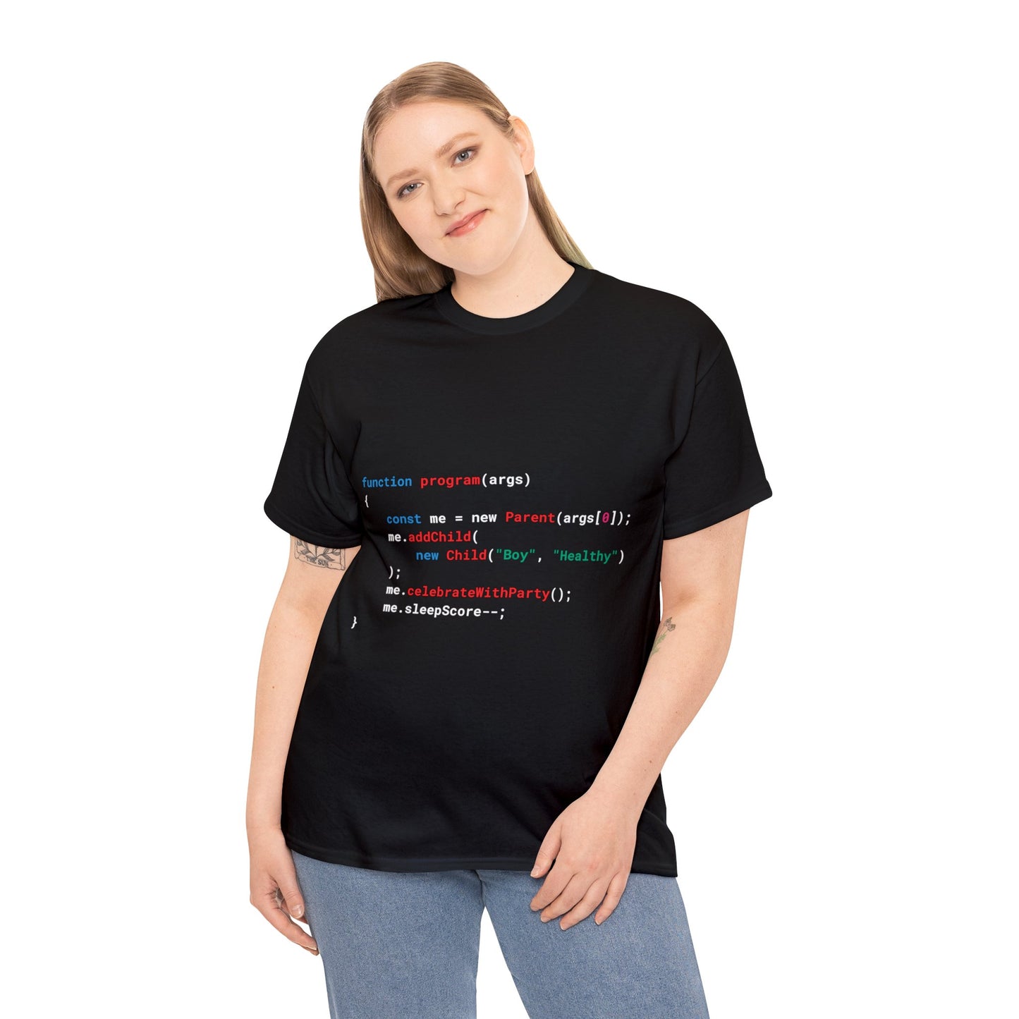 Birth Announcement - Boy - JavaScript - T-shirt