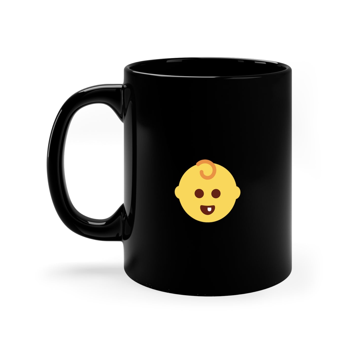 Birth Announcement - Girl - JavaScript - Black Mug