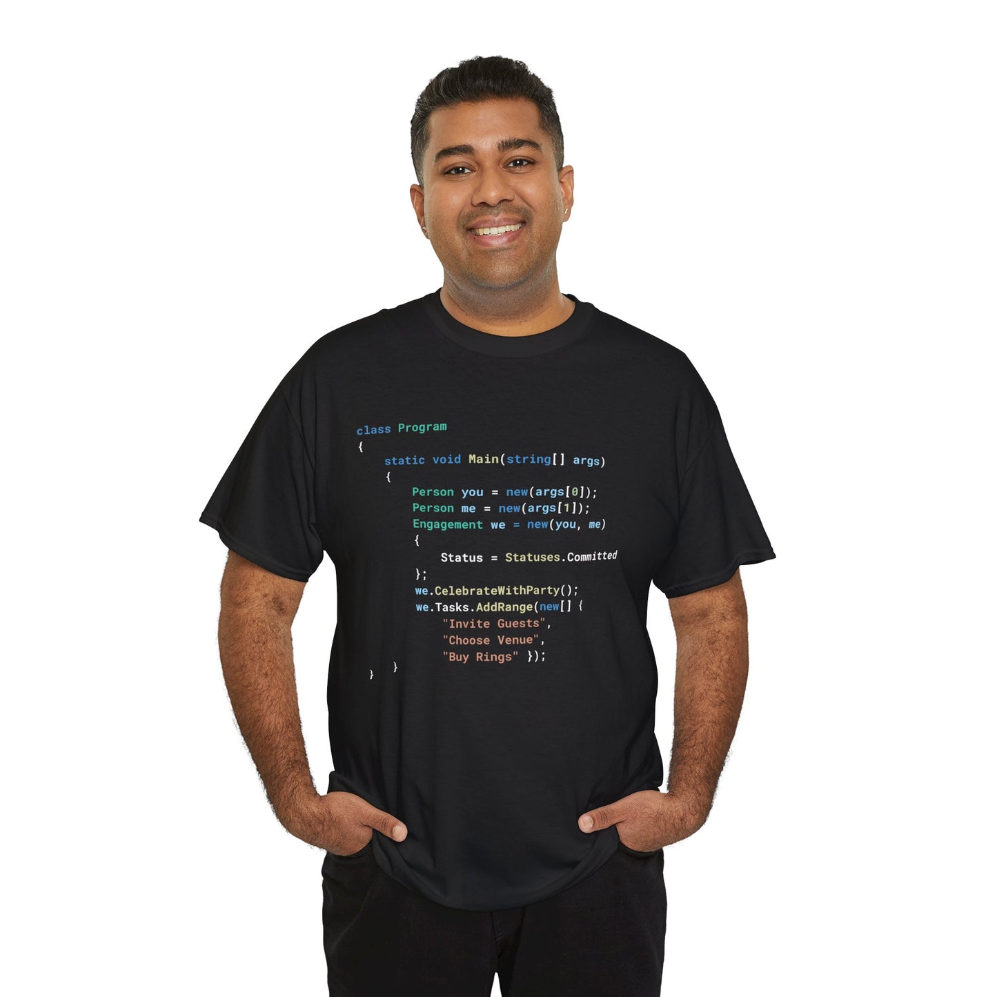 Engagement Announcement - C# - T-shirt